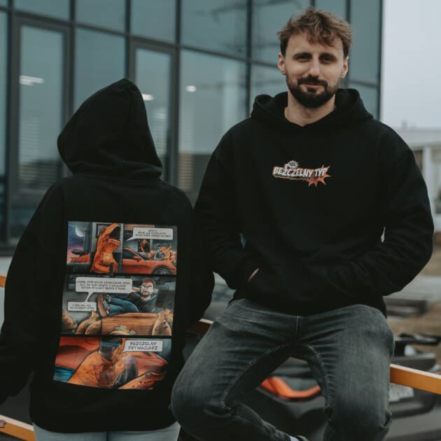 Bluza PATRYK CAR DETAILING z wzorem BEZCZELNY TYP
