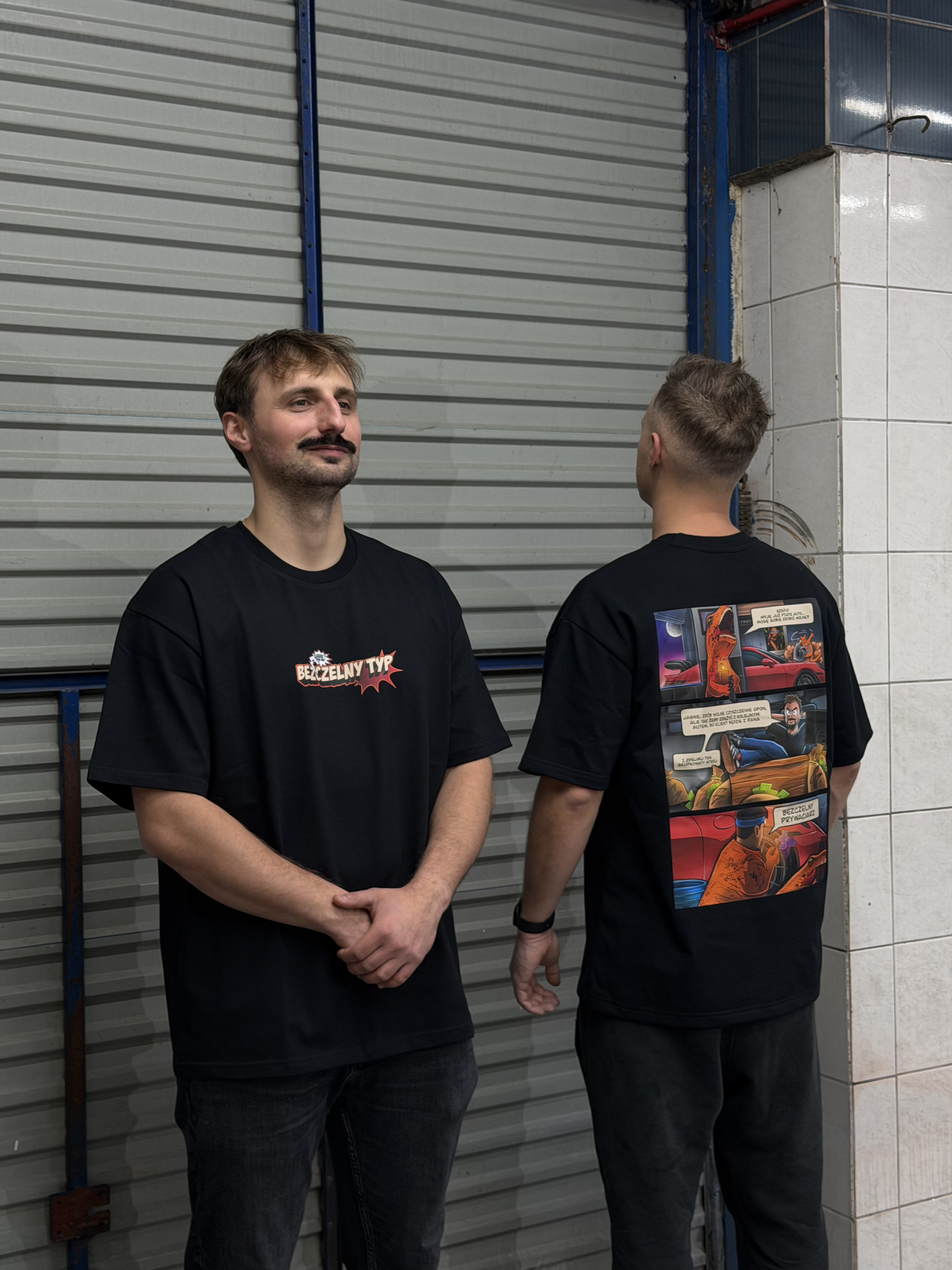 Koszulka PATRYK CAR DETAILING z wzorem BEZCZELNY TYP - obrazek 3